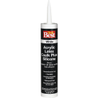 Do it Best 10.1 Oz. White Siliconized Acrylic Latex Caulk Image 1