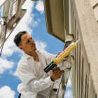 Sashco Big Stretch 10.5 Oz. Acrylic Elastomeric Caulk, Tan Image 3