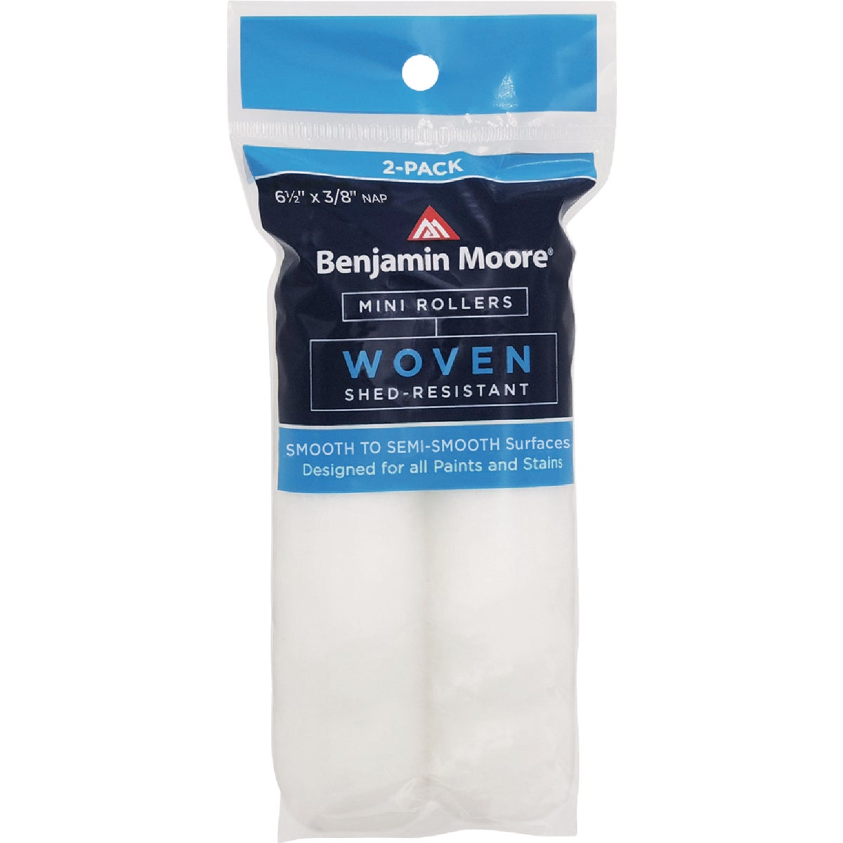 Premier Benjamin Moore 6 1/2 In. x 3/8 In. Woven Mini Roller Covers (2-Pack) Image 2