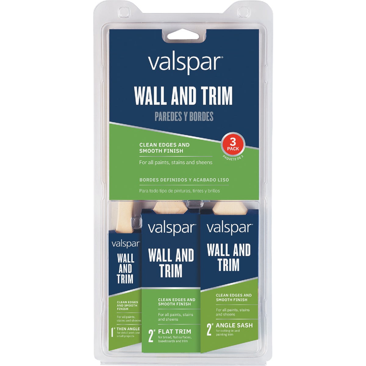 Valspar Wall And Trim Paint Brush Set (3-Pack)  Image 1