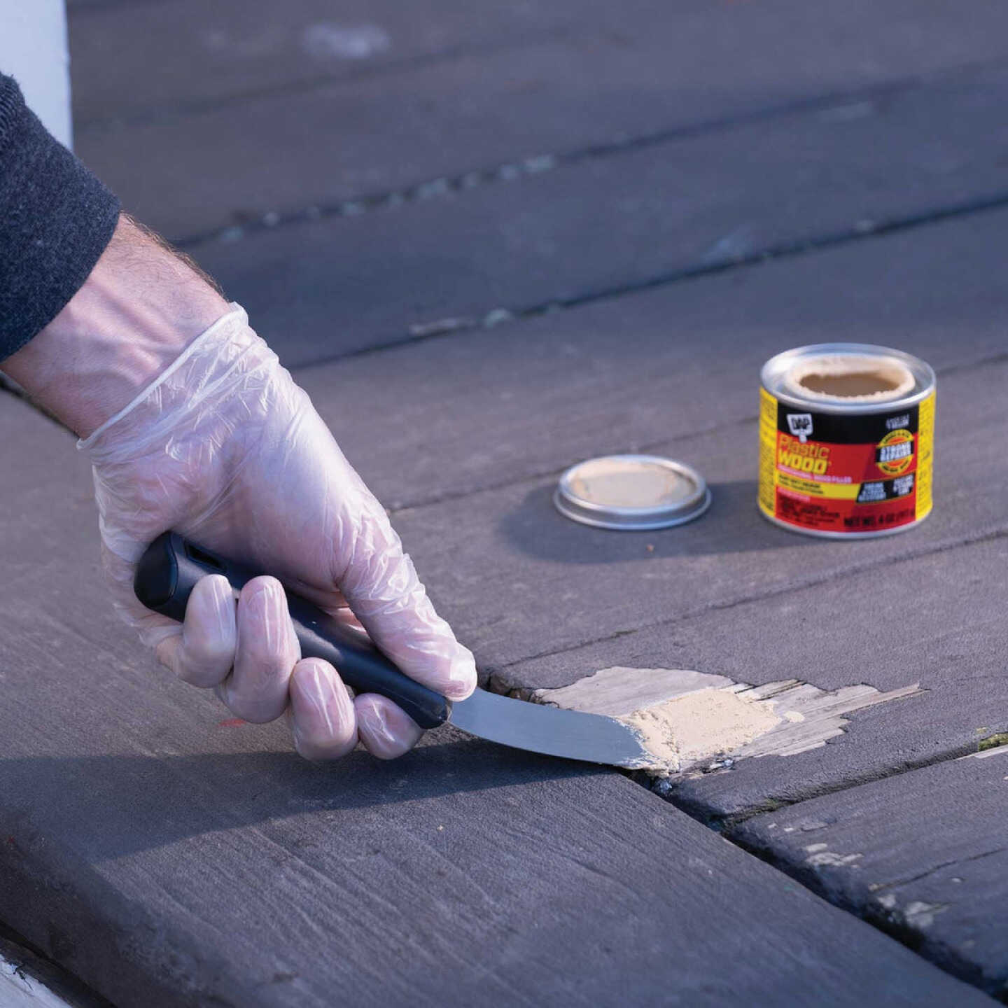 DAP Plastic Wood 16 Oz. Natural Solvent Professional Wood Filler Image 5