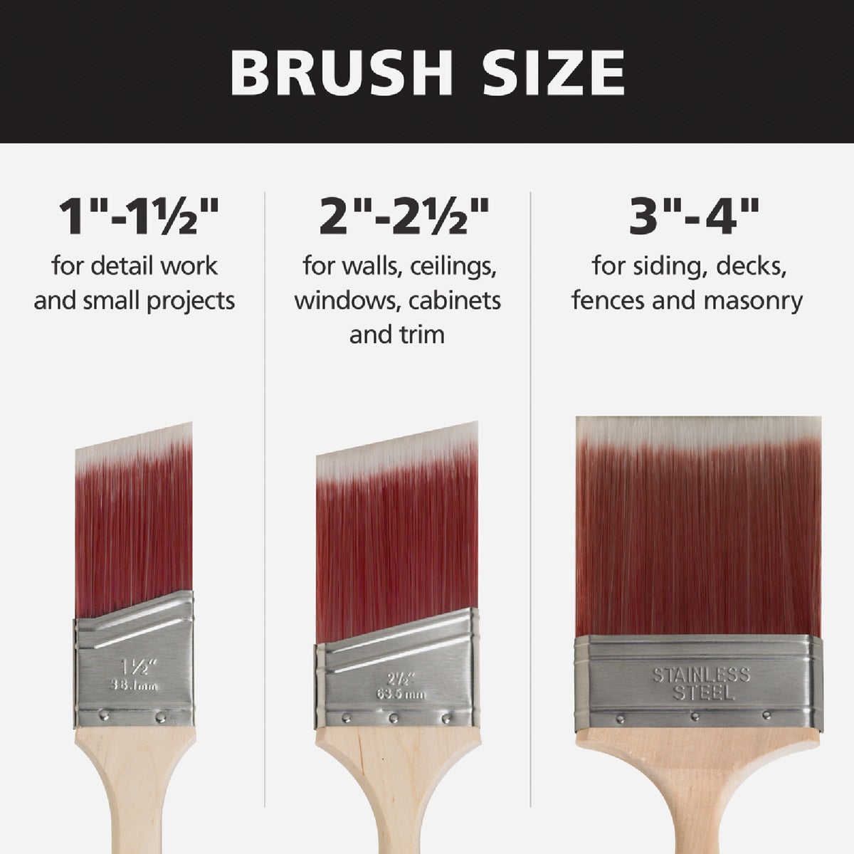 Bestt Liebco Master 5-1/2 In. Flat Stain Brush No. 144 Image 3