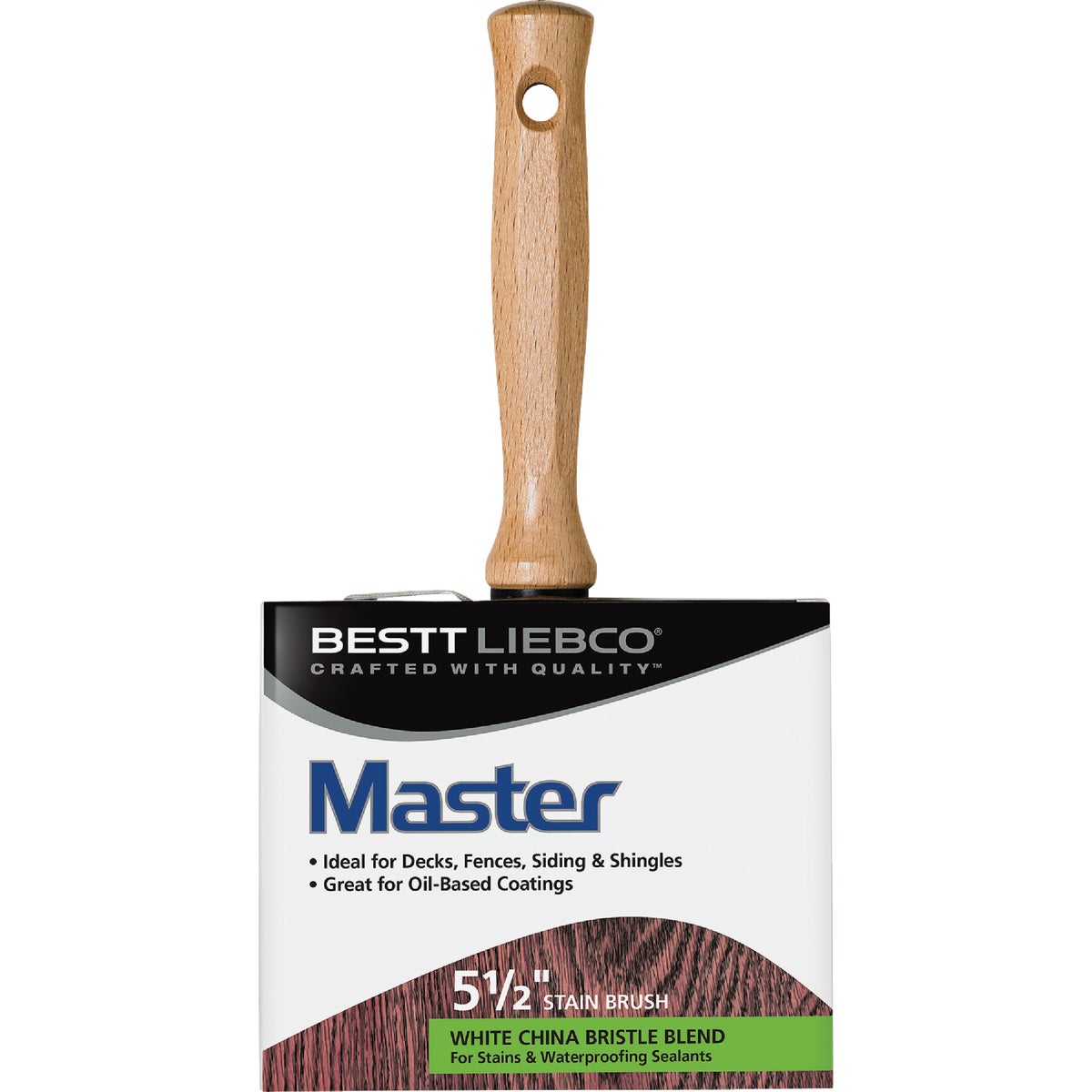 Bestt Liebco Master 5-1/2 In. Flat Stain Brush No. 144