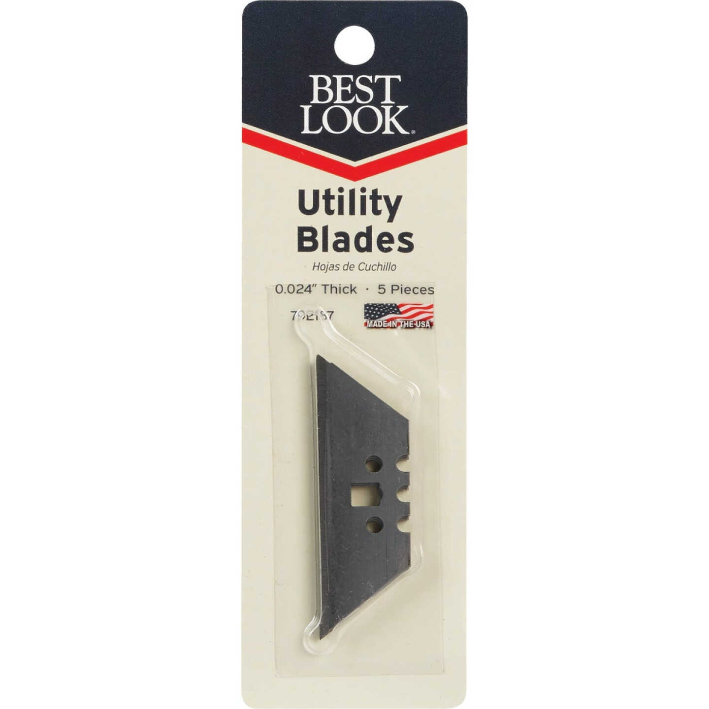 Best Look 2-Point Utility Knife Blade (5-Pack) Image 2