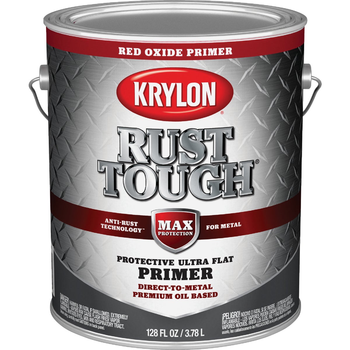 Krylon Rust Tough Primer, Red Oxide, 1 Gal. Image 4