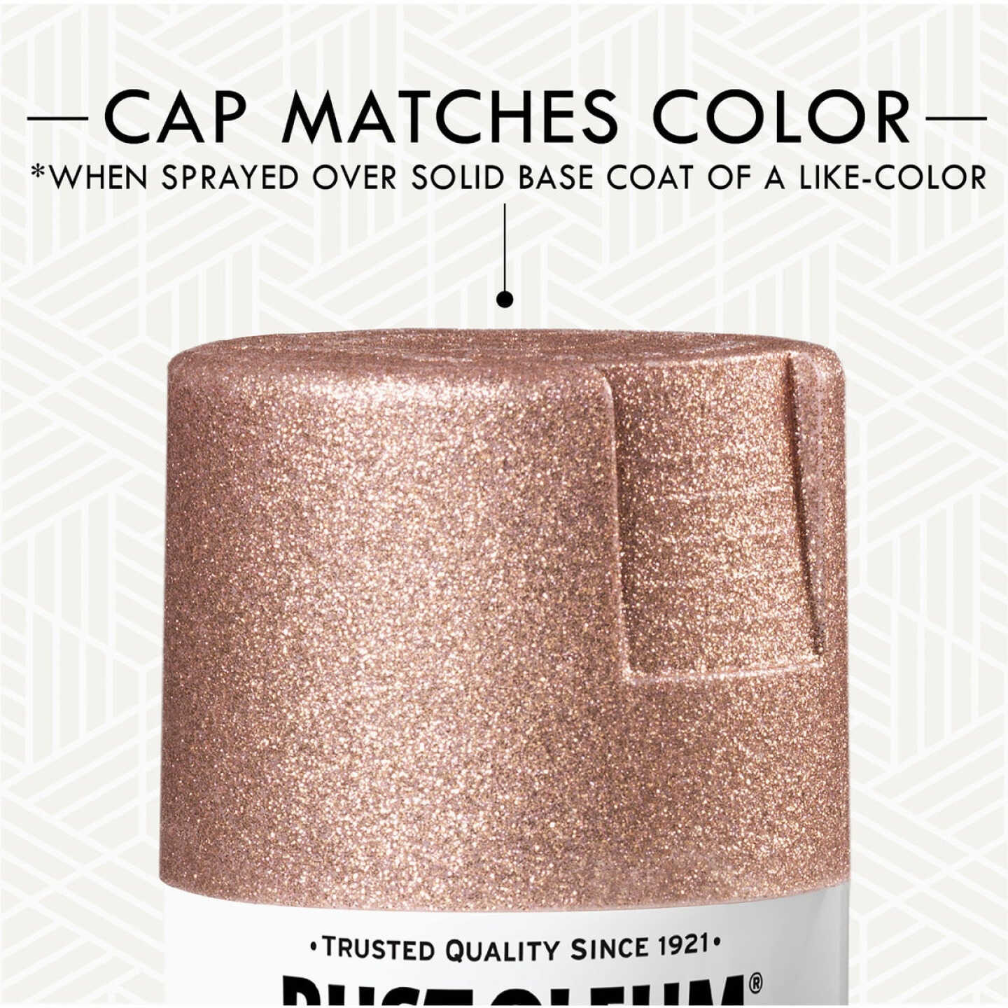 Rust-Oleum 10.25 Oz. Rose Gold Glitter Spray Paint Image 5