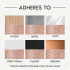 Rust-Oleum 10.25 Oz. Rose Gold Glitter Spray Paint Image 3