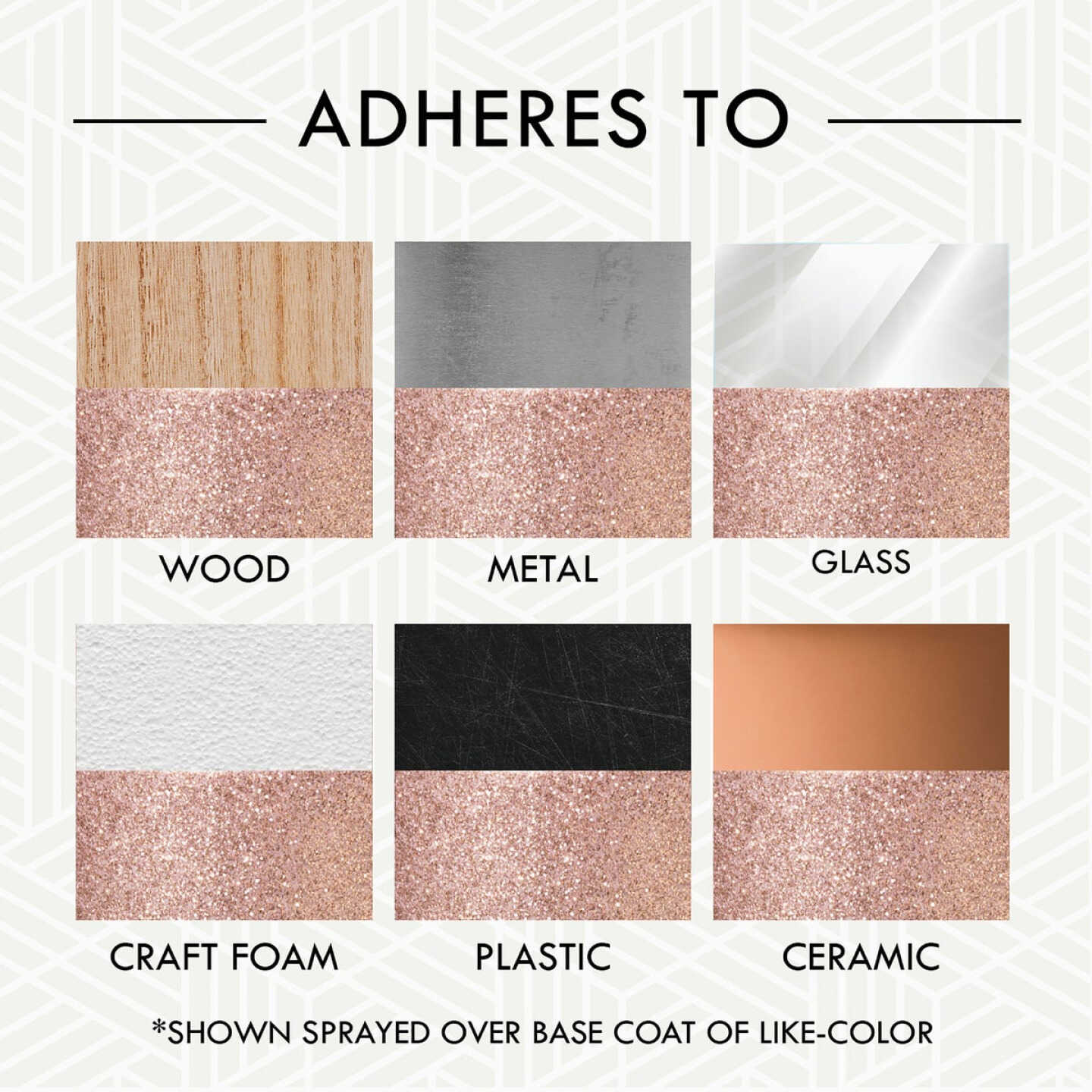 Rust-Oleum 10.25 Oz. Rose Gold Glitter Spray Paint Image 3