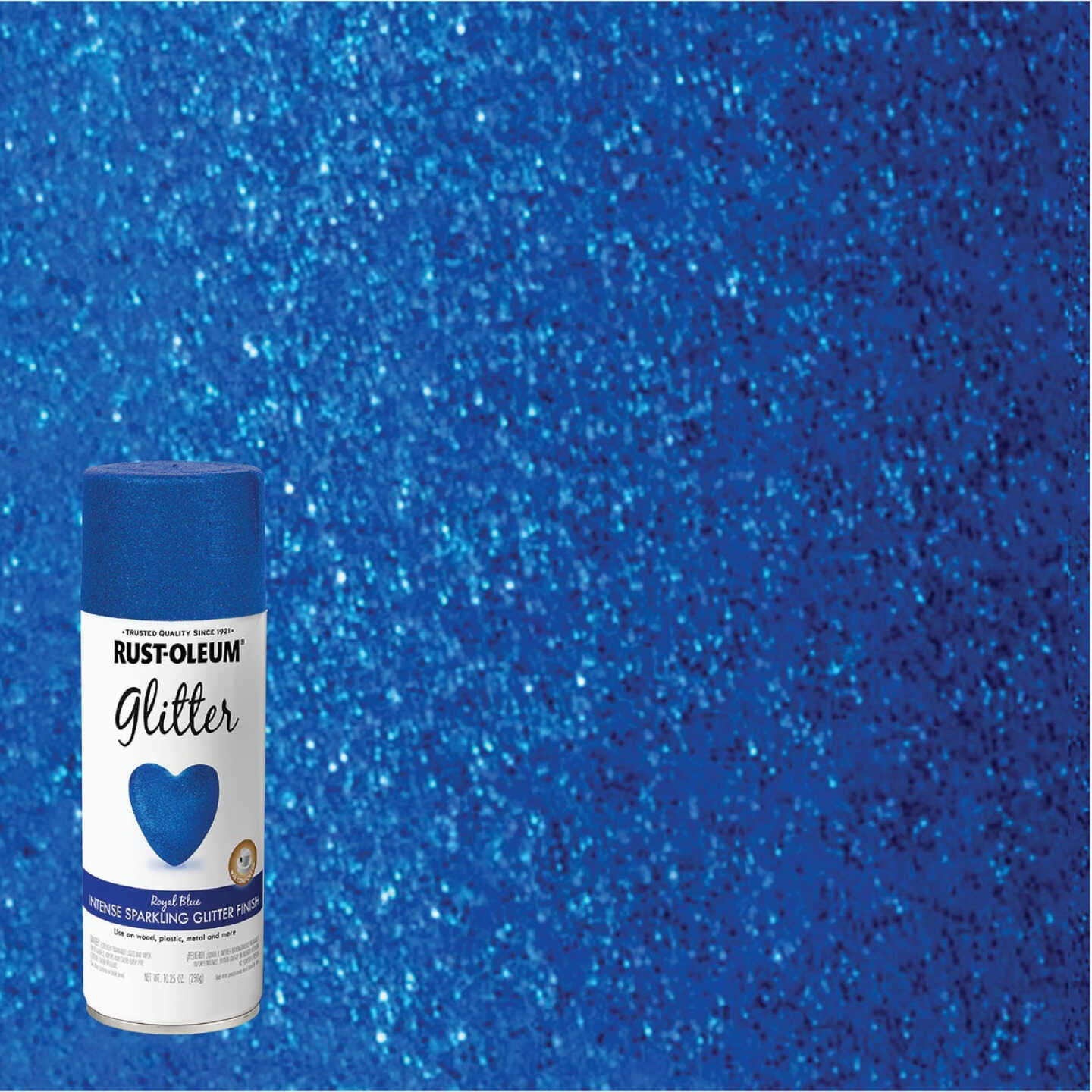 Rust-Oleum 10.25 Oz. Royal Blue Glitter Spray Paint Image 1