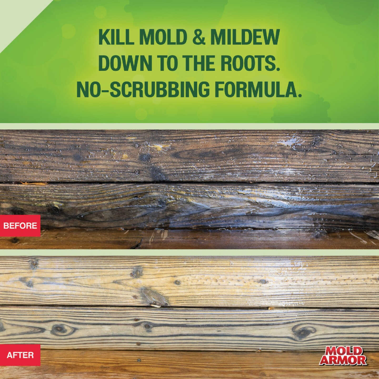 Mold Armor E-Z Deck, Fence & Patio Wash with Microban, 64 Oz. Hose End Image 3