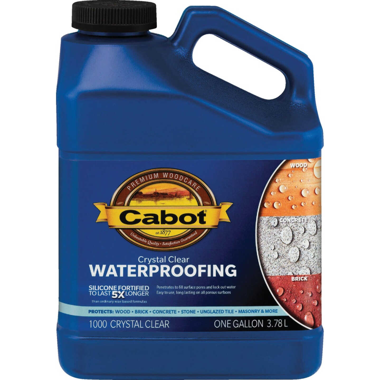 Cabot 1000 Clear Silicone Waterproofing Sealer, 1 Gal. Image 1