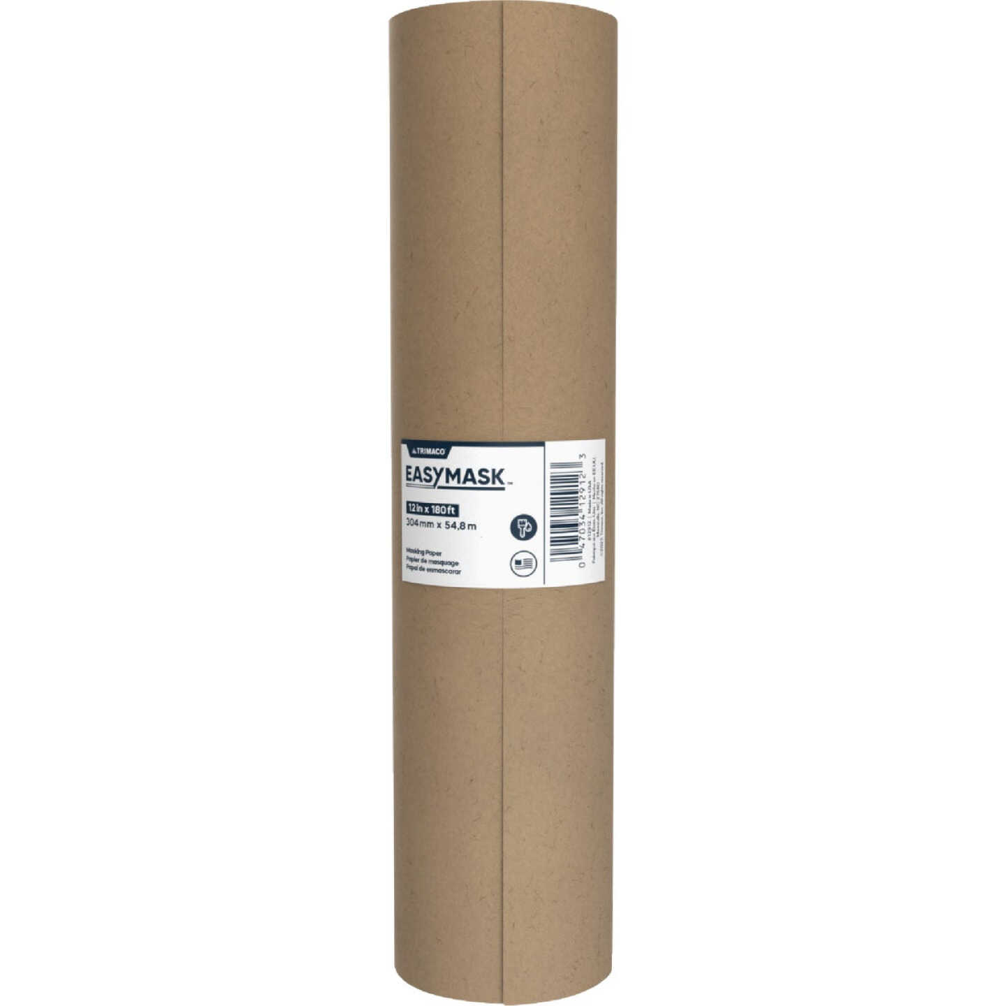Trimaco Easy Mask 12 In. x 180 Ft. Brown General Purpose Masking Paper Image 1