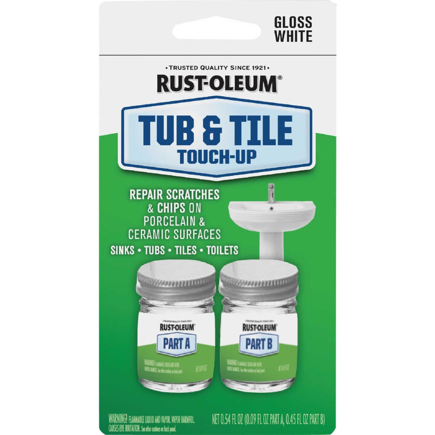 Rust-Oleum 0.45 Oz. Tub & Tile Touch-Up Gloss White Touch-Up Kit Image 7