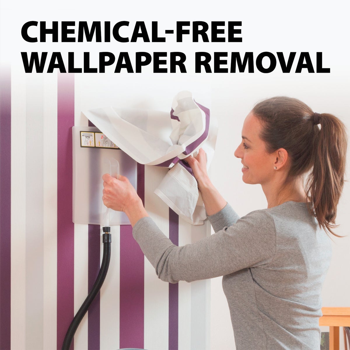 Wagner 725 Power Steamer Steam Cleaner for Wallpaper Removal (2 Steamplates Included) Image 2