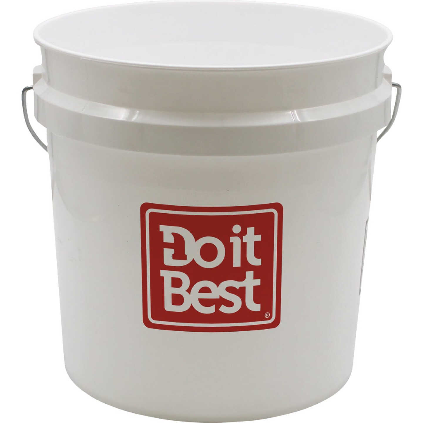 Do it Best 2 Gal. White Plastic Bucket Image 1