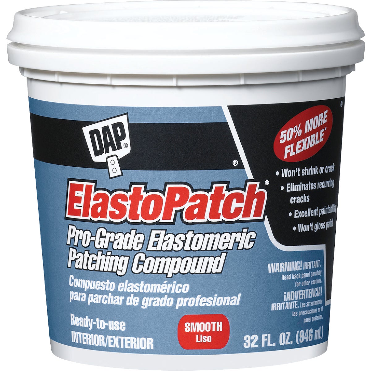DAP ElastoPatch Quart White Patching Compound Image 1