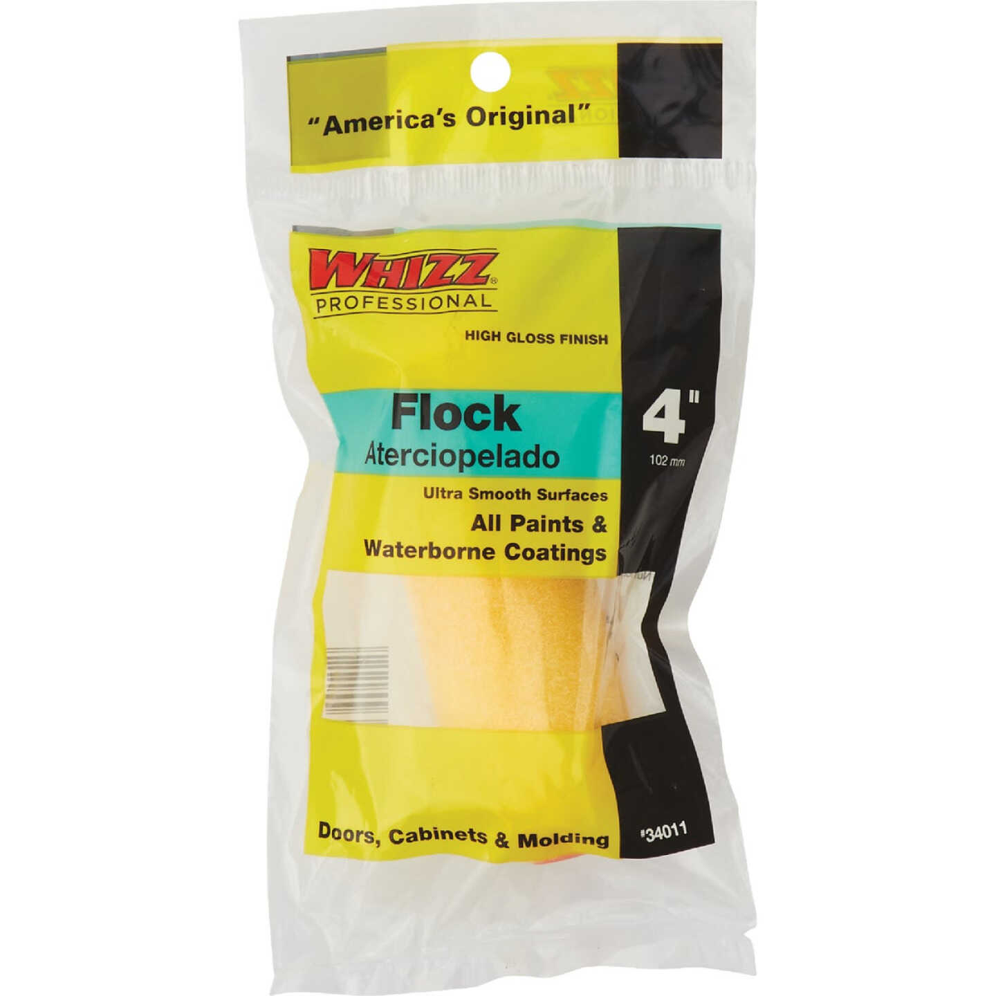 Whizz 4 In. Flock Roller Cover Image 1