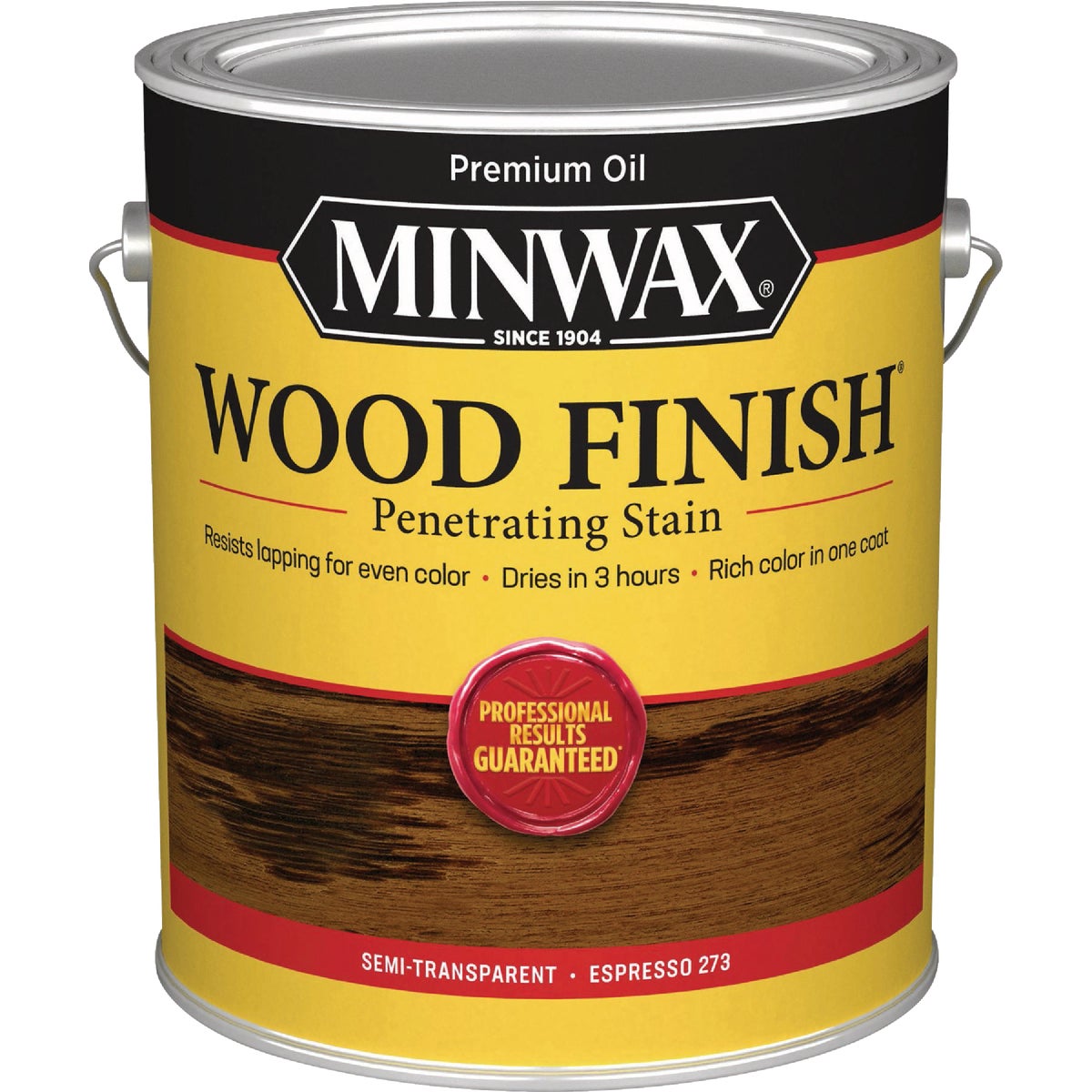 Minwax Wood Finish VOC Penetrating Stain, Espresso, 1 Gal. Image 1