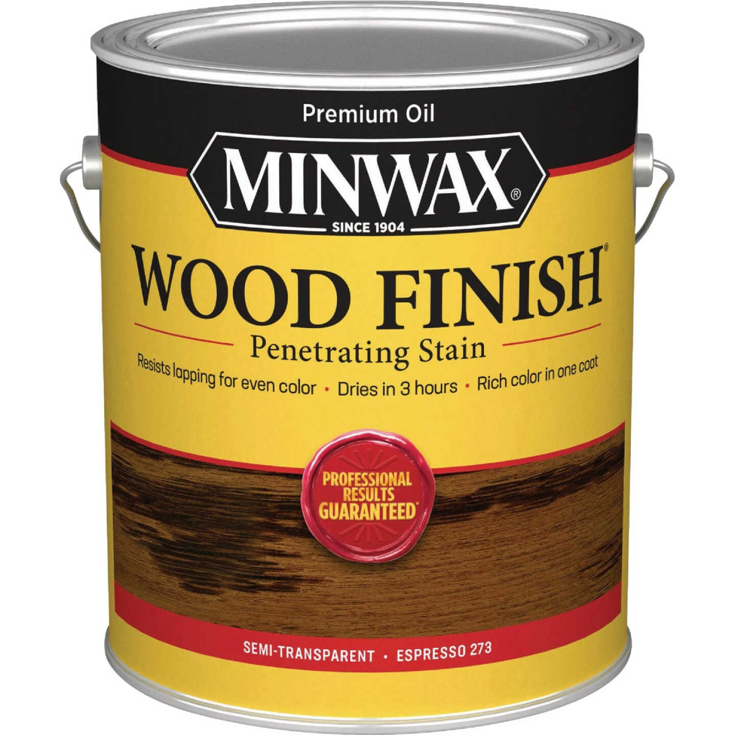 Minwax Wood Finish VOC Penetrating Stain, Espresso, 1 Gal. Image 1