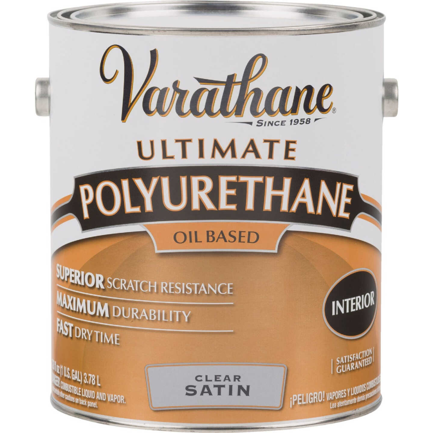 Varathane Satin Clear 275 VOC Oil-Based Interior Polyurethane, 1 Gal. Image 2