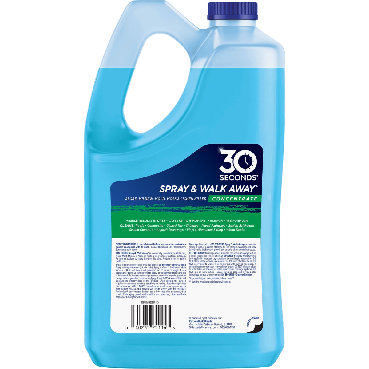 30 Seconds Spray and Walk Away Concentrate, 1 Gallon Image 2