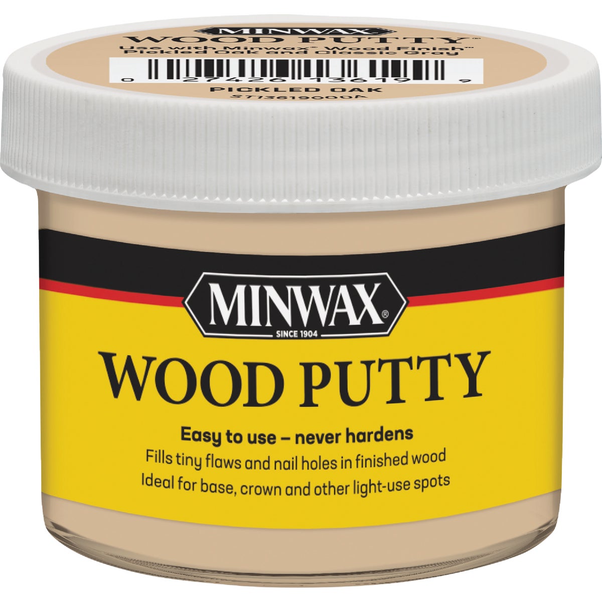 Minwax 3.75 Oz. Pickled Oak Wood Putty Image 6