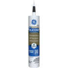 GE Advanced Silicone Window & Door Sealant, Black, 10.1 Oz. Cartridge Image 1