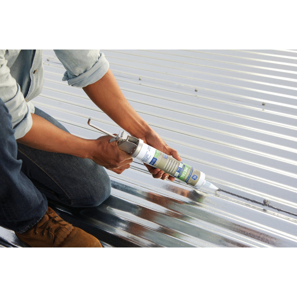 GE Metal Silicone Advanced Speciality Products, Metallic Gray, 10.1 Oz. Cartridge Image 4