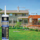 GE Supreme Paintable Silicone Window & Door Sealant, White, 9.5 Oz. Cartridge Image 4