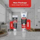 GE Supreme Silicone Kitchen & Bath Sealant, White, 2.8 Oz. Tube Image 5