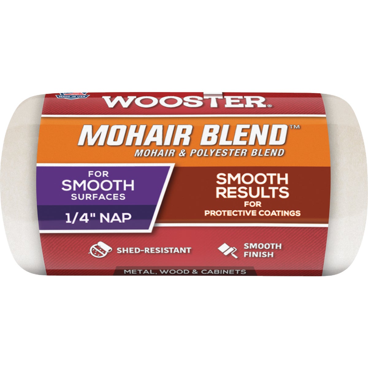 Wooster Mohair Blend 4 In. x 1/4 In. Woven Fabric Roller Cover