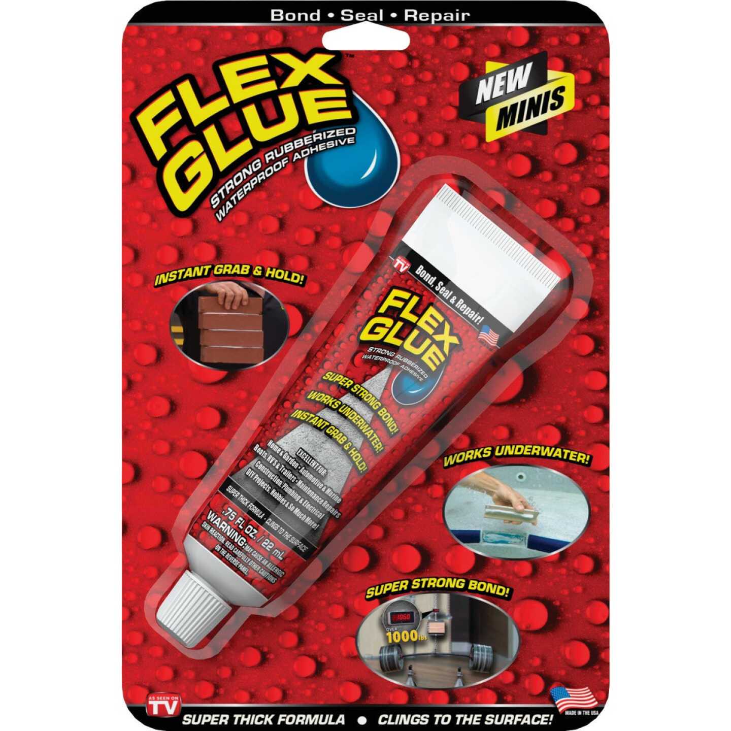 Flex Glue .75 Oz. White Multi-Purpose Adhesive Image 1