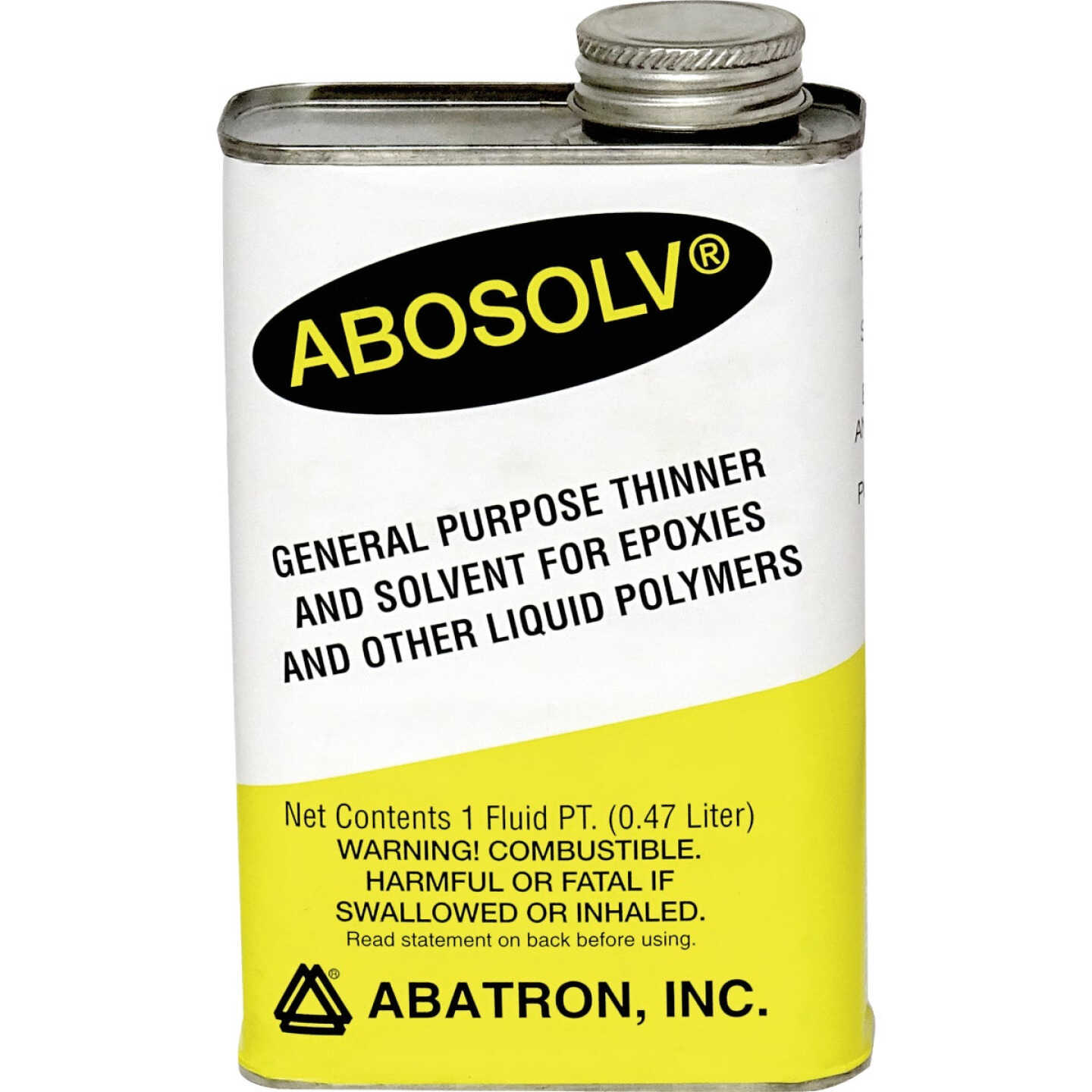 Abatron Abosolv 1 Pt. Thinner for LiquidWood & General Epoxy Cleaning Solvent Image 1