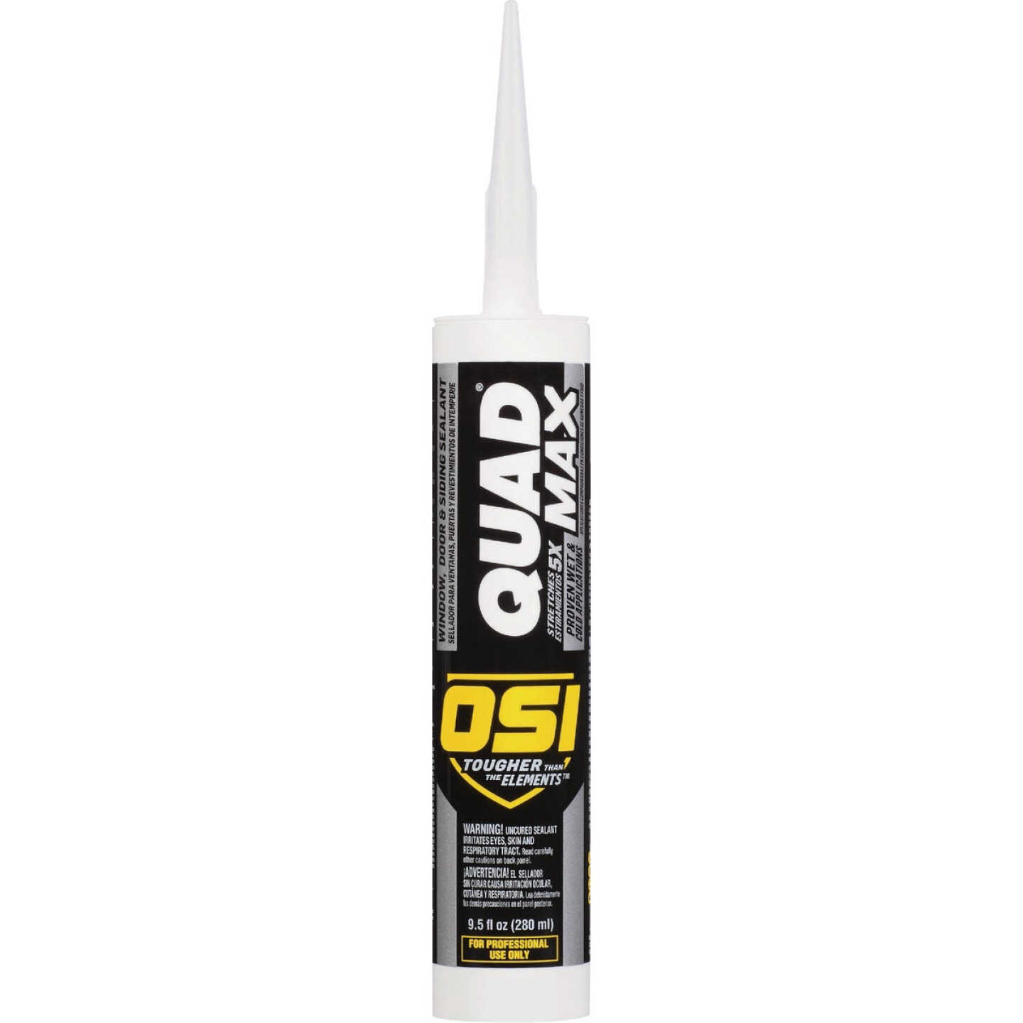 OSI Quad Max 9-1/2 Oz. Window, Door and Siding Polymer Sealant, Gray 573 Image 1