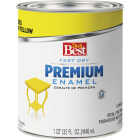 Do it Best Fast Dry Acrylic Latex Gloss Premium Enamel, Sun Yellow, 1 Qt. Image 1