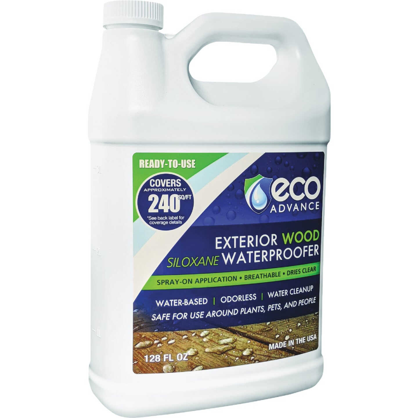 Eco Advance Exterior Wood Water Repellent Sealer, 1 Gal., Clear Image 1