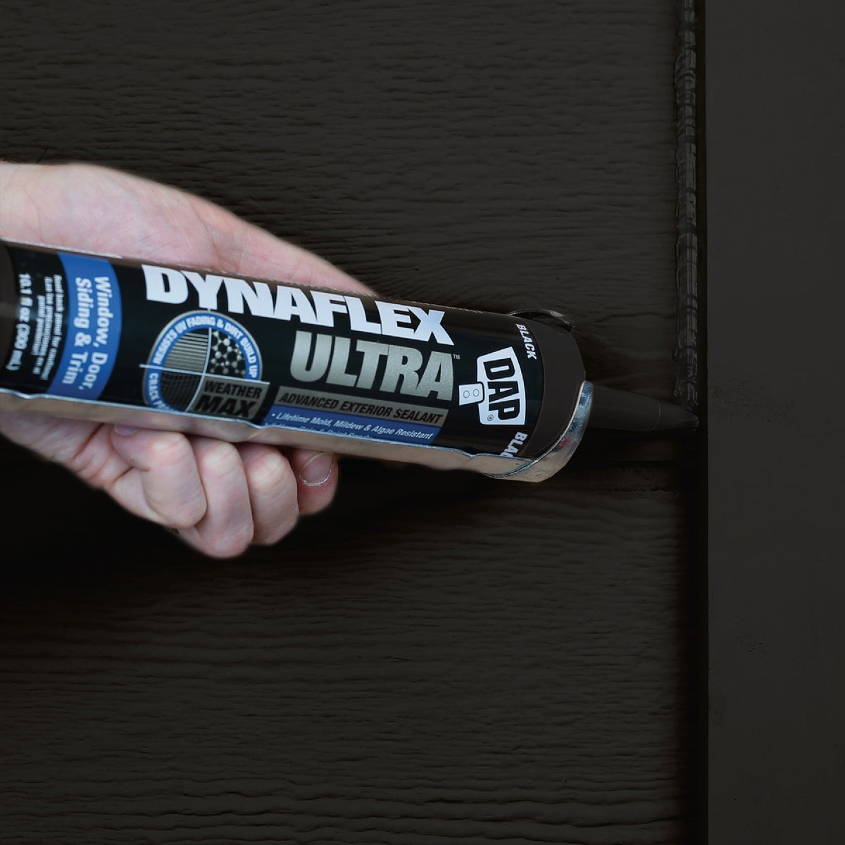 Dap Dynaflex Ultra 10.1 Oz. Black Advanced Exterior Sealant for Window, Door & Siding Image 6