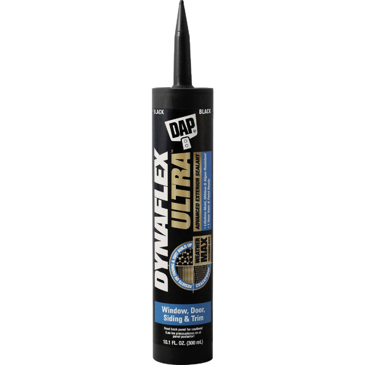 Dap Dynaflex Ultra 10.1 Oz. Black Advanced Exterior Sealant for Window, Door & Siding Image 1