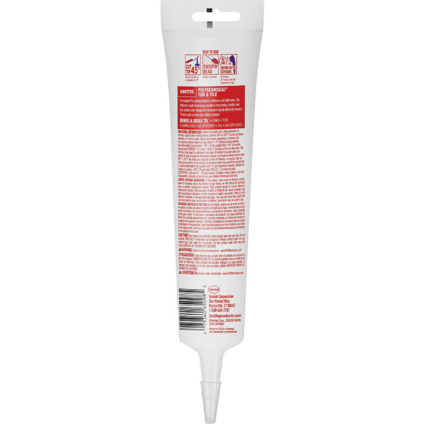 Loctite Polyseamseal 5.5 Oz. Clear Kitchen & Bath Caulk Image 3