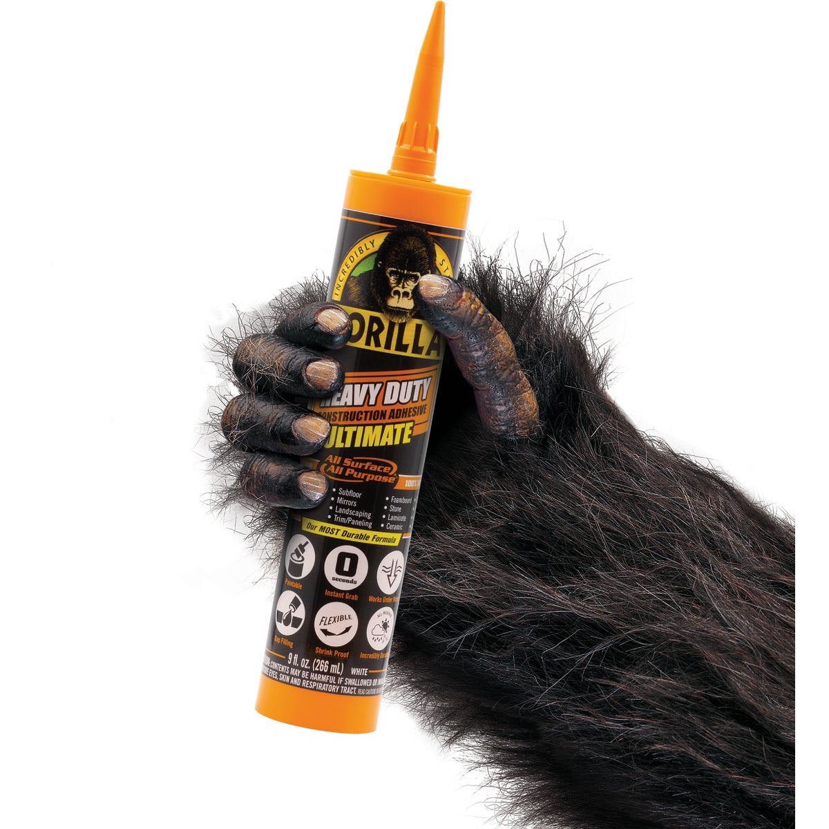 Gorilla 9 Oz. Heavy Duty Ultimate Construction Adhesive Image 2