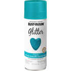 Rust-Oleum 10.25 Oz. Turquoise Glitter Spray Paint Image 7