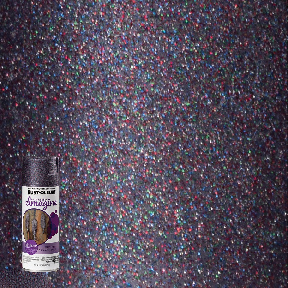 Rust-Oleum 10.25 Oz. Multi-Color Purple Glitter Spray Paint