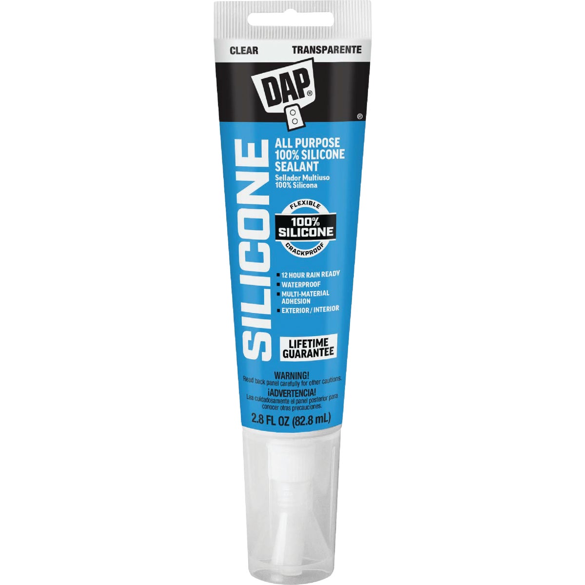 Dap 2.8 Oz. Window, Door & Siding Silicone Sealant, Clear