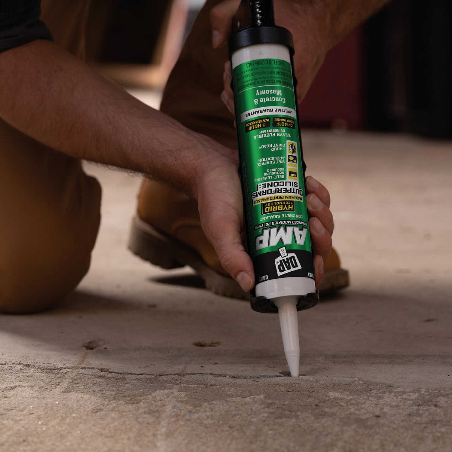 DAP AMP 9 Oz. Advanced Modified Polymer Self-Leveling Concrete and Mortar Sealant Image 3