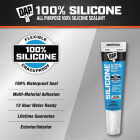 DAP 2.8 Oz. Window, Door & Siding Silicone Sealant, White Image 2