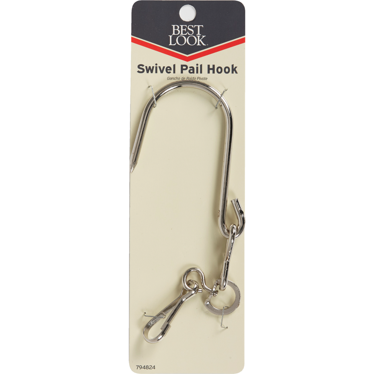 Best Look Swivel Metal Paint Can Hook Image 2