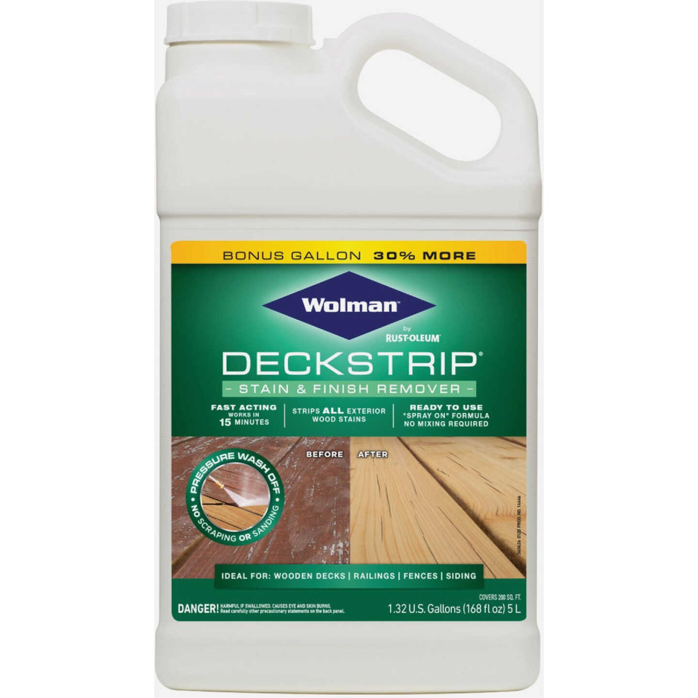 Wolman DeckStrip 1.3 Gal. Stain & Finish Remover Image 1