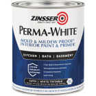 Zinsser Perma-White White-Tintable Satin Quart Mildew Paint Image 1