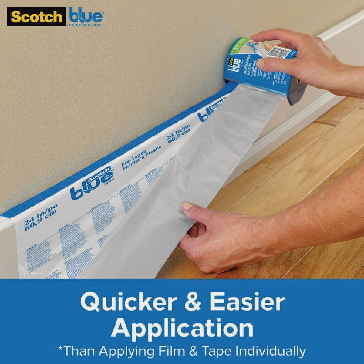 ScotchBlue Tape + Plastic with Dispenser Image 4