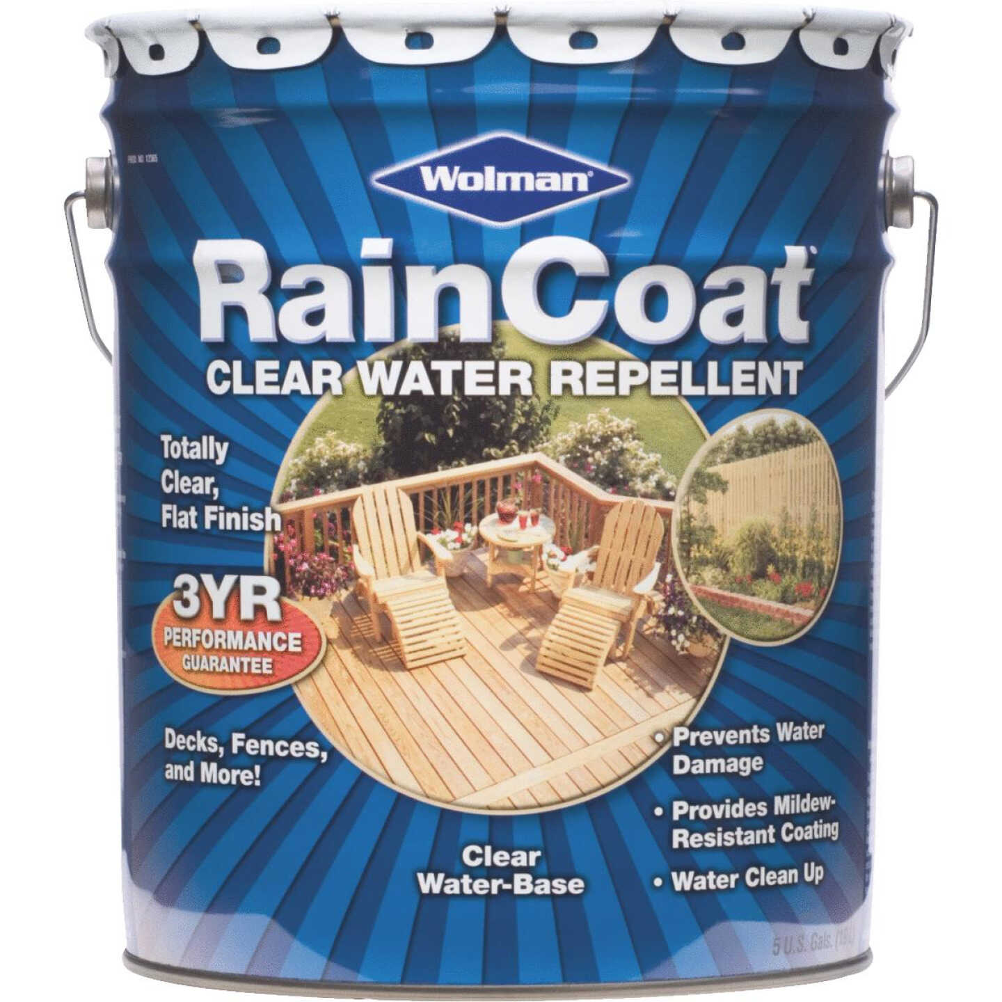 Wolman RainCoat Tinted Water-Based Repellent, Clear, 5 Gal. Image 2